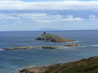 Blick auf die Insel Elba
