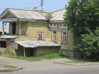 Holzhäuser in Irkutsk