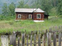 sibirisches Häuschen am Baikal