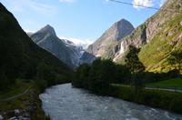 381 Fahrt zur Briksdalhütte