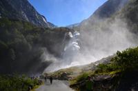 394 Wanderung zum Briksdalsbreen