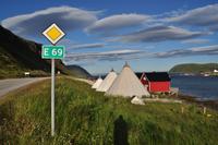 Am Porsangerfjord in Norwegen