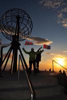 Am sonnigen Nordkapp