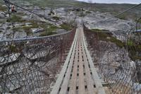 Hängebrücke über den Repparfjordelven