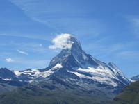 291 Wanderung auf dem Blumenweg von Blauherd nach Sunnegga - Blick zum Matterhorn