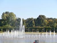Fontana-Wasserspiel an der Jahrhunderthalle