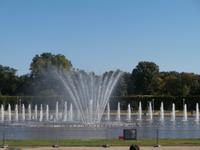 Fontana-Wasserspiel an der Jahrhunderthalle
