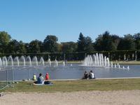 Fontana-Wasserspiel an der Jahrhunderthalle
