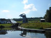 Am Falkirk Wheel