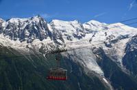 192 Brevent Mittelstation, Aiguille du Midi und Mont Blanc