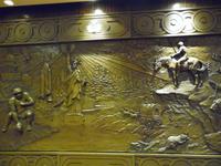 Gigantische Wandgestaltung an Bord