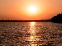 Sonnenuntergang am Sambezi