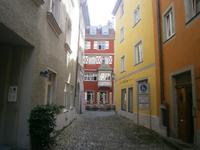 Blick in eine Seitengasse von Lindau
