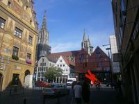 Ulm, mit Rathaus und Münster