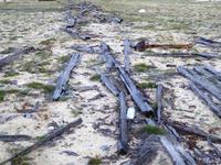 einzige Zeugen vom Gulag - Schienen