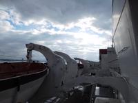 Rettungsboote an Bord der Queen Mary