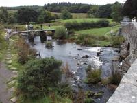 Clapper Bridge bei Postbridge, Dartmoor
