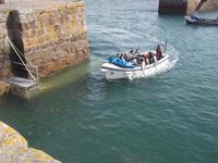 Anlandung bei Flut am St. Michael's Mount