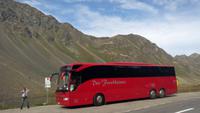 Flüele Pass- Fotostopp auf der Fahrt von Davos ins Engadin