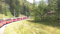 Bernina-Express, Fahrt von Pontresina nach Tirano