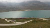 Bernina-Express,mit dem Bus fahren wir die Strecke zurück mit einigen Fotostopps