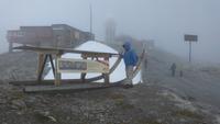 Davos, auf der Bergbahnstation Weissfluhgipfel(2844m)