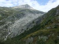 Hier war früher noch der Rhonegletscher