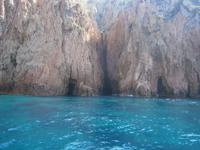 Grotten im Golf von Porto