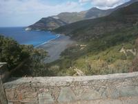 Der schwarze Strand von Nonza