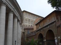 Blick auf die Papstgemächer, die derzeit nicht bewohnt sind