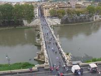 Blick von Engelsburg auf die Engelsbrücke