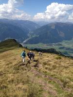 letzter gemeinsamer Abstieg am Nachmittag