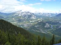 0012 Blick auf Banff vom Sulphur Mountain