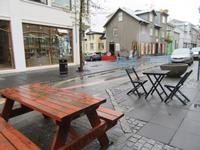 Laugavegur, die Hauptstraße