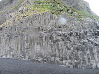 Basaltsäulen am Strand von Vik