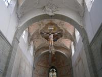 Christus am Kreuz in dieser Kirche