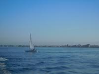 Segelboot in der Bucht von San Francisco