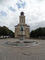Tine-Brunnen + Marienkirche Husum