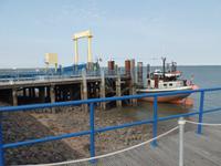 am Anleger auf Hallig Hooge