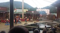 Holzfällershow in Ketchikan