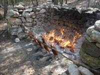 Italien, Sardinien, Lanaittu Tal, Essen bei den Hirten