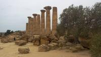 Agrigento,Archäologische Stätten , Tal der Tempel, Heraklestempel