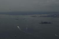 Blick vom One World Observatory auf die Freiheitsstatue