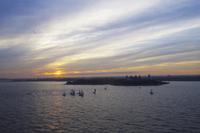 Auslaufen aus New York City, USA