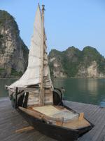 Nachbau einer Dschunke, Halong Bucht