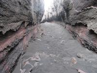 Durchflussstelle der LAva von 2001