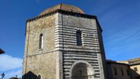 Volterra, Stadtführung mit Bettina,oktogonale Baptisterium