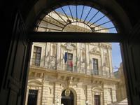 Blick auf das Rathaus von Ortigia 