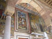 Gemälde aus der Bourbonenzeit an der Capella Palatina in Palermo 