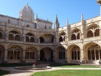 Lissabon - Hieronymus-Kloster , im Innenhof
